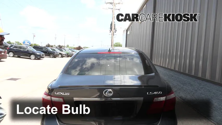 2008 Lexus LS460 4.6L V8 Luces Luz de freno central (reemplazar foco)